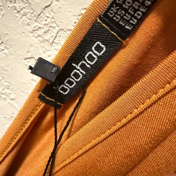 Boohoo Vibrant Burnt  Orange Maxi Dress size 10 - Picture 8 of 13